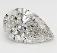 Pear Brilliant Cut Diamond 3.01 Carat G Colour VS2 Clarity EX EX - LG597391467 - IGI