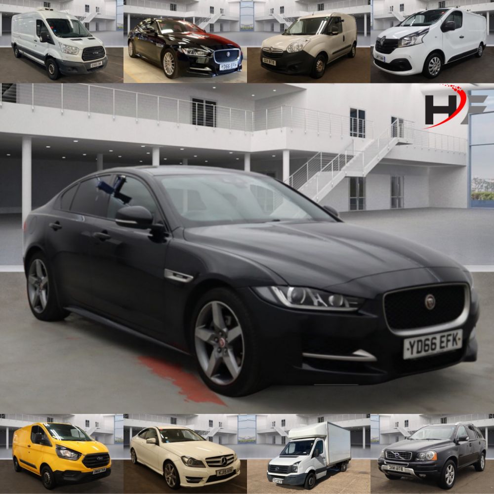 ** Commercial Vehicle & Car Event ** Jaguar XE R Sport '66 Reg' 180 Bhp - Jaguar XE R sport '66 Reg' 160 Bhp - Peugeot Boxer Luton Box ' 19 Reg'