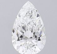 ** ON SALE ** Pear Brilliant Cut Diamond 5.14 Carat E Colour VVS2 Clarity EX EX - LG572340129 - IGI