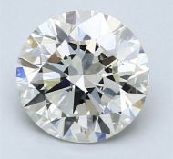 DGI Round Brilliant Cut Natural Diamond 2.03 Carat Colour F Clarity VS1 - DGI 142590154