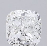 ** ON SALE ** Cushion Brilliant Cut Diamond F Colour VVS2 Clarity 5.03 Carat EX EX - LG598313594