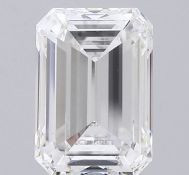 Emerald Cut Diamond F Colour VVS2 Clarity 7.02 Carat EX EX - LG598346321- IGI