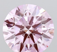 **ON SALE**Round Brilliant Cut Diamond Fancy Pink Colour VS1 Clarity 4.21 Carat ID EX EX