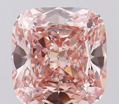 Cushion Brilliant Cut Diamond Fancy pink Colour VS1 Clarity 4.19 Carat EX EX -LG595385194 - IGI