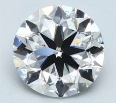 Round Brilliant Cut Natural Diamond 2.06 Carat Colour D Clarity VS1 - DGI 142592299