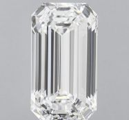 Emerald Cut Diamond E Colour VVS2 Clarity 5.12 Carat EX EX - LG595393312 - IGI