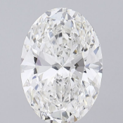 Oval Cut Diamond F Colour VVS2 Clarity 5.02 Carat EX EX- LG588370781- IGI