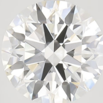 Round Brilliant Cut Diamond F Colour VVS2 Clarity 4.53 Carat ID EX EX - LG574350275 - IGI