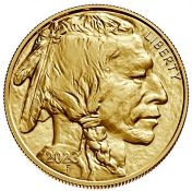 American 1oz Buffalo 24Kt $50 Gold Coin '2023 Year' ( 999.9 Fineness )