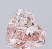 ** ON SALE ** Heart Cut Diamond Fancy Pink Colour VS2 Clarity 4.03 Carat EX EX - LG576355418 - IGI