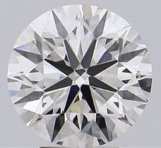 Round Brilliant Cut Diamond H Colour VS1 Clarity 4.01 Carat ID EX EX - LG594358531 - IGI