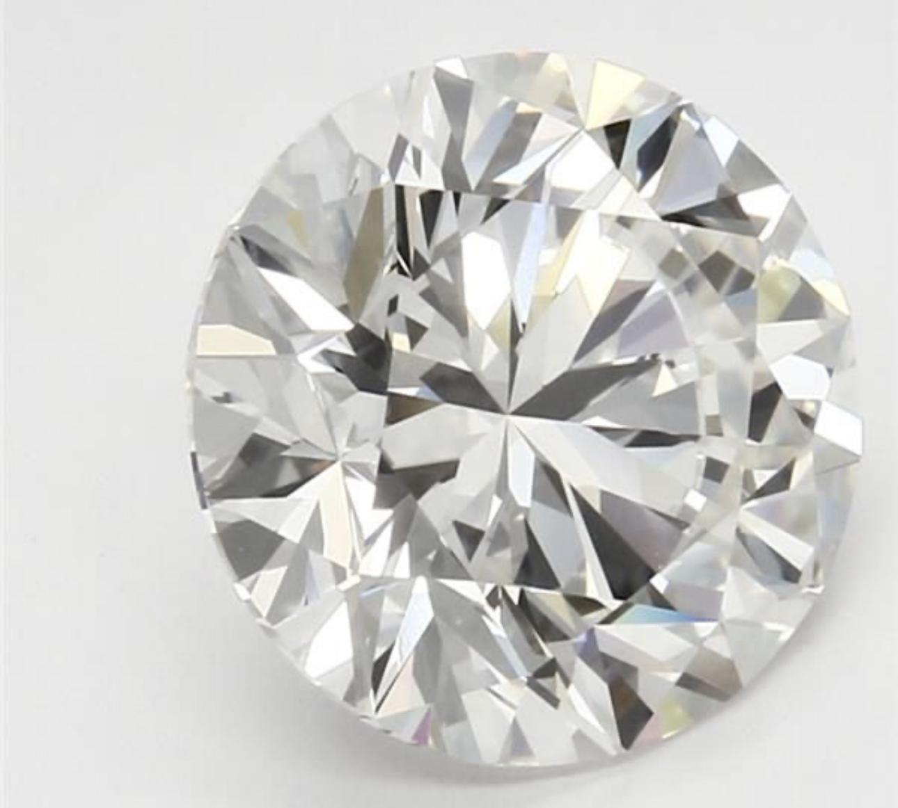 Round Brilliant Cut Diamond F Colour VVS2 Clarity 5.02 Carat ID EX EX - LG596342549 - IGI - Image 7 of 9