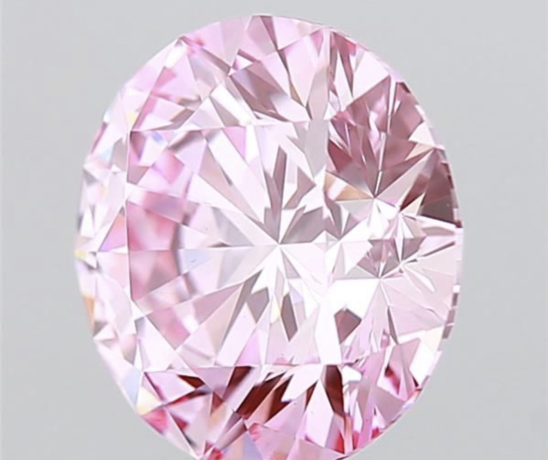 Round Brilliant Cut Diamond Fancy Pink Colour VS1 Clarity 4.21 Carat ID EX EX -LG591359939 - IGI - Image 2 of 8