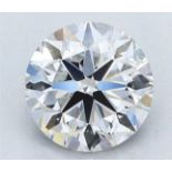 ** ON SALE ** Round Brilliant Cut Natural Diamond 2.21 Carat Colour F Clarity VS2 - DGI 142592297