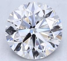 ** ON SALE ** Round Brilliant Cut Natural Diamond 2.01 Carat D Colour Clarity VS2 VG VG - 142577496