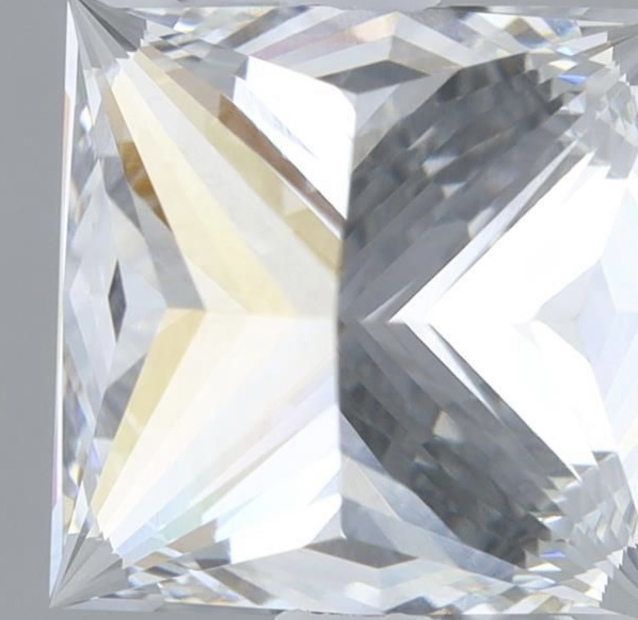 Princess Cut Diamond F Colour VVS2 Clarity 2.65 Carat EX EX - LG573385933 - IGI - Image 4 of 8