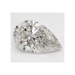 Pear Brilliant Cut Diamond 3.01 Carat G Colour VS2 Clarity EX EX - LG597391467 - IGI