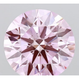 Round Brilliant Cut Diamond Fancy Pink Colour VS1 Clarity 4.21 Carat ID EX EX -LG591359939 - IGI