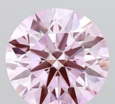 Round Brilliant Cut Diamond Fancy Pink Colour VS1 Clarity 4.21 Carat ID EX EX -LG591359939 - IGI