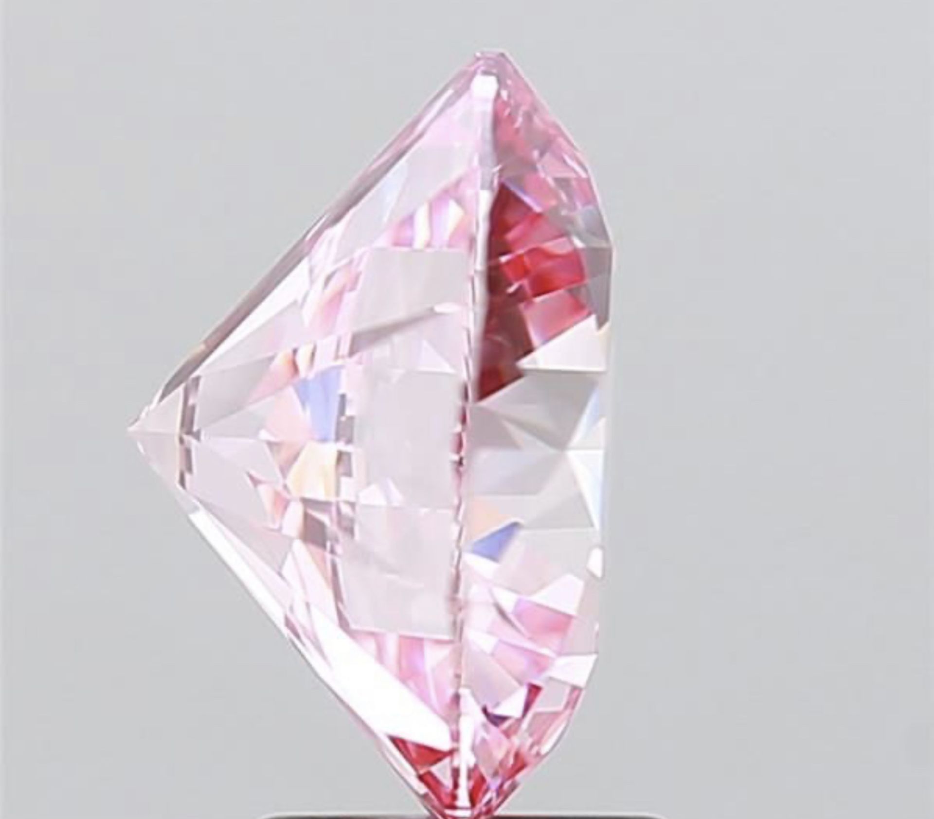 Round Brilliant Cut Diamond Fancy Pink Colour VS1 Clarity 4.21 Carat ID EX EX -LG591359939 - IGI - Image 6 of 8