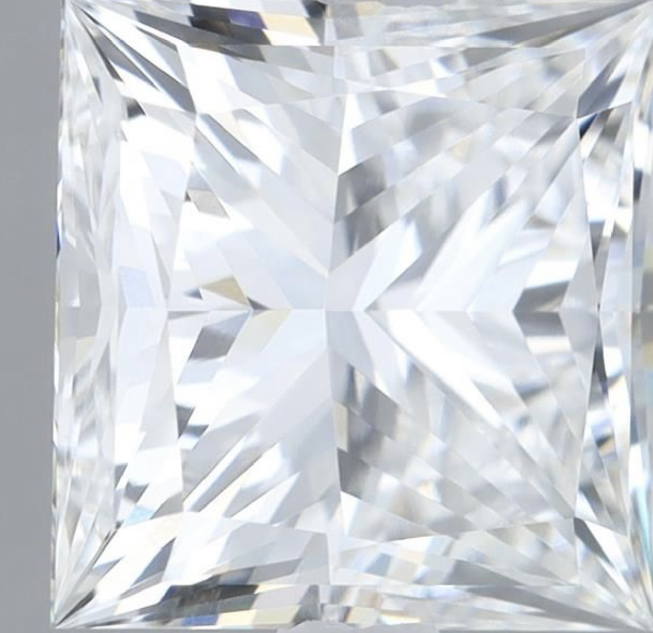 Princess Cut Diamond F Colour VVS2 Clarity 2.65 Carat EX EX - LG573385933 - IGI - Image 6 of 8