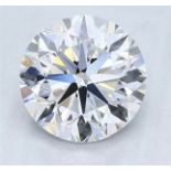 Round Brilliant Cut Natural Diamond 2.01 Carat Colour D Clarity VS1 - DGI 142589574