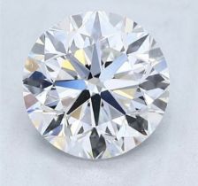 Round Brilliant Cut Natural Diamond 2.01 Carat Colour D Clarity VS1 - DGI 142589574