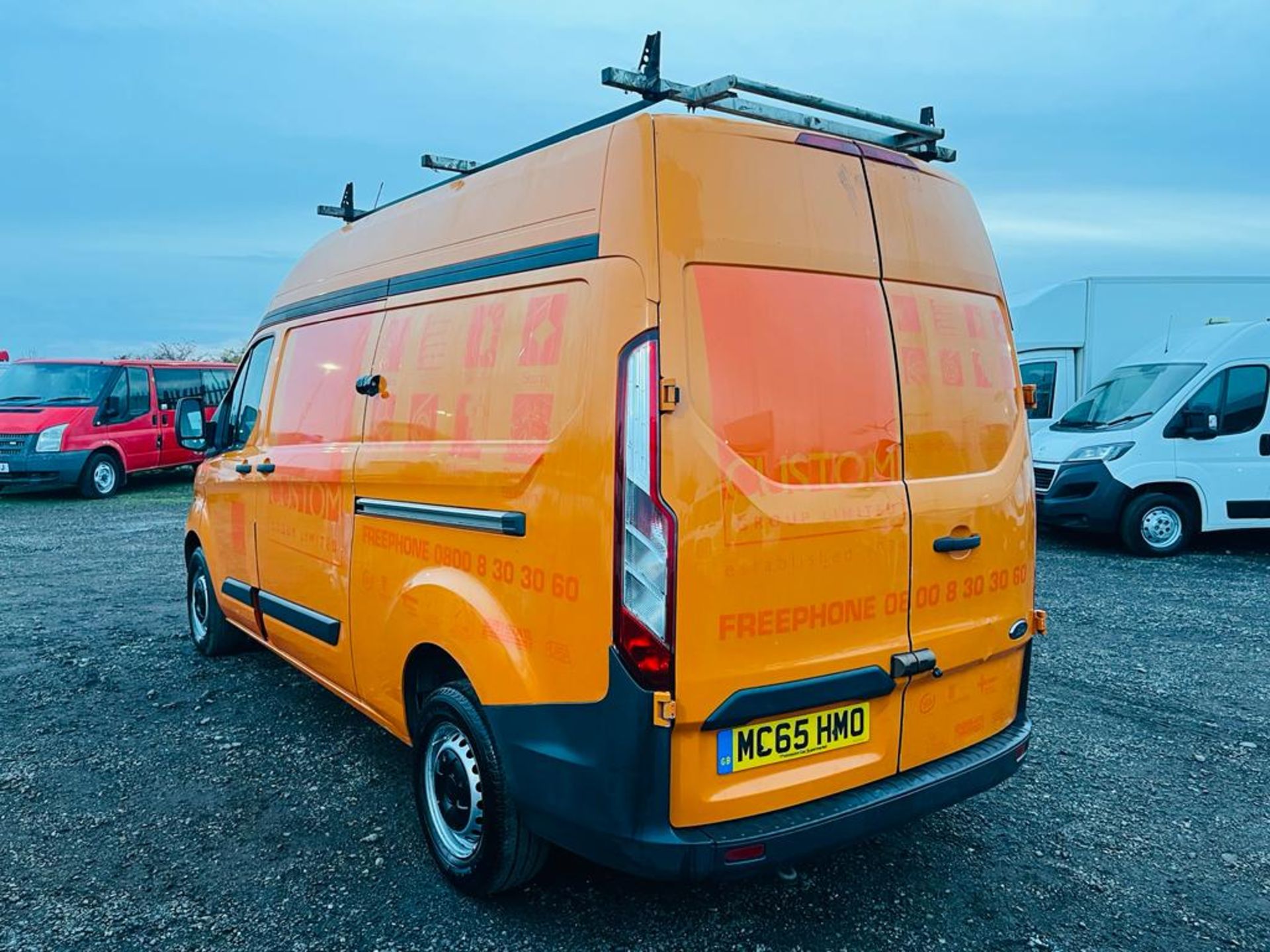 Ford Transit Custom 2.2 TDCI 100 290 LWB H3 2015 '65 Reg' Panel Van - Van Vault - Image 8 of 30