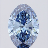 ** ON SALE ** Oval Cut Diamond 4.04 Carat Fancy Blue Colour VS1 Clarity EX EX - LG586340342 - IGI
