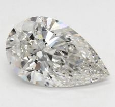 ** ON SALE ** Pear Brilliant Cut Diamond 3.01 Carat G Colour VS2 Clarity EX EX - LG597391467 - IGI