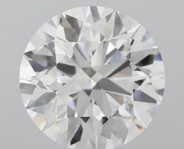 Round Brilliant Cut Diamond F Colour VVS2 Clarity 3.20 Carat EX EX - 6455343011 - GIA