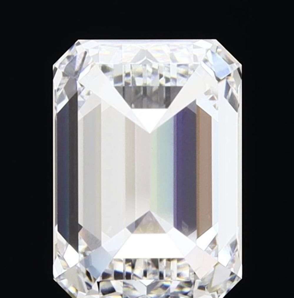 ** ON SALE ** Emerald Cut Diamond E Colour VVS2 Clarity 7.07 Carat VG EX- LG576333451 - IGI - Image 5 of 7