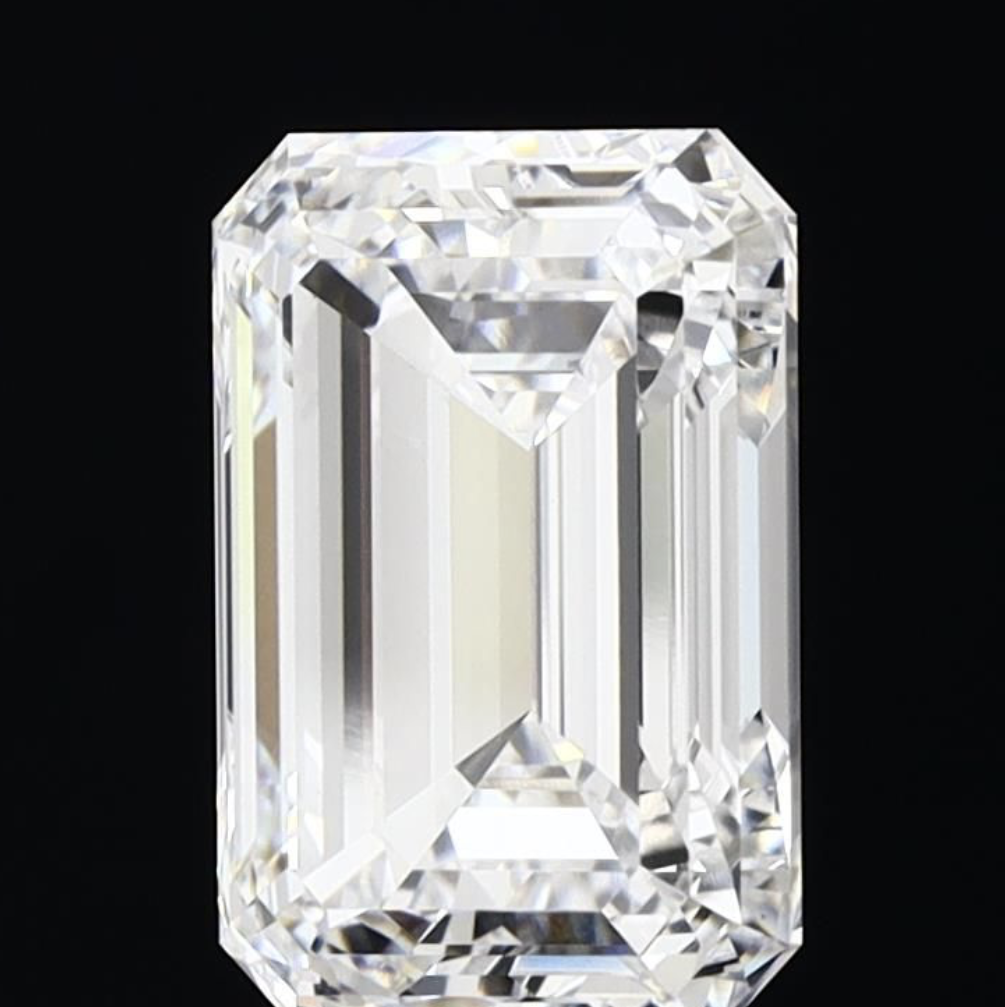 ** ON SALE ** Emerald Cut Diamond E Colour VVS2 Clarity 7.07 Carat VG EX- LG576333451 - IGI - Image 2 of 7