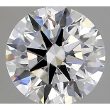 Round Brilliant Cut Diamond F Colour VVS2 Clarity 2.13 Carat EX EX - 7441888947 - GIA