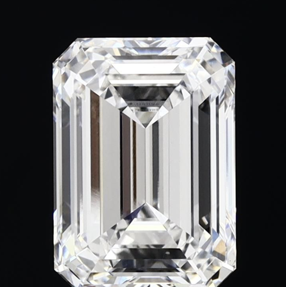 ** ON SALE ** Emerald Cut Diamond E Colour VVS2 Clarity 7.07 Carat VG EX- LG576333451 - IGI