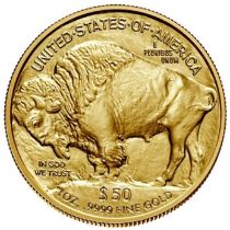 ** ON SALE ** American 1oz Buffalo 24Kt $50 Gold Coin '2023 Year' ( 999.9 Fineness )