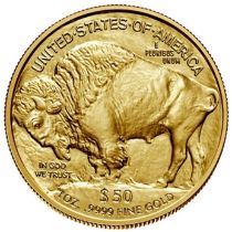 American 1oz Buffalo 24Kt $50 Gold Coin '2023 Year' ( 999.9 Fineness )