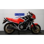 Honda VFR750F motorcycle. 1983. Frame No. RC151002755. Engine No. RC07E1014419. Runs. C/w