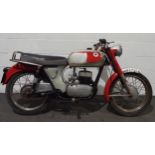 Ossa 160 T2/72 B21 motorcycle. 1972. Frame No. B216230. Engine No. M216230. Only ever 1400 ever