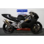 Aprilia RS250 motorcycle. Was last used in Spain for track days, has been stored since for 10 years.