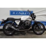 Moto Guzzi V7 Cafe Racer motorcycle. 2010. 750cc. Frame No. ZGULWA0089M111433 Engine No. LM20503