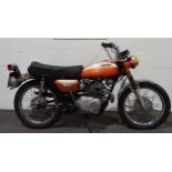 Honda CL175 motorcycle. 1970. 174cc. Frame No. CL175-5014709. Engine No. CL175E-5014720. Runs and