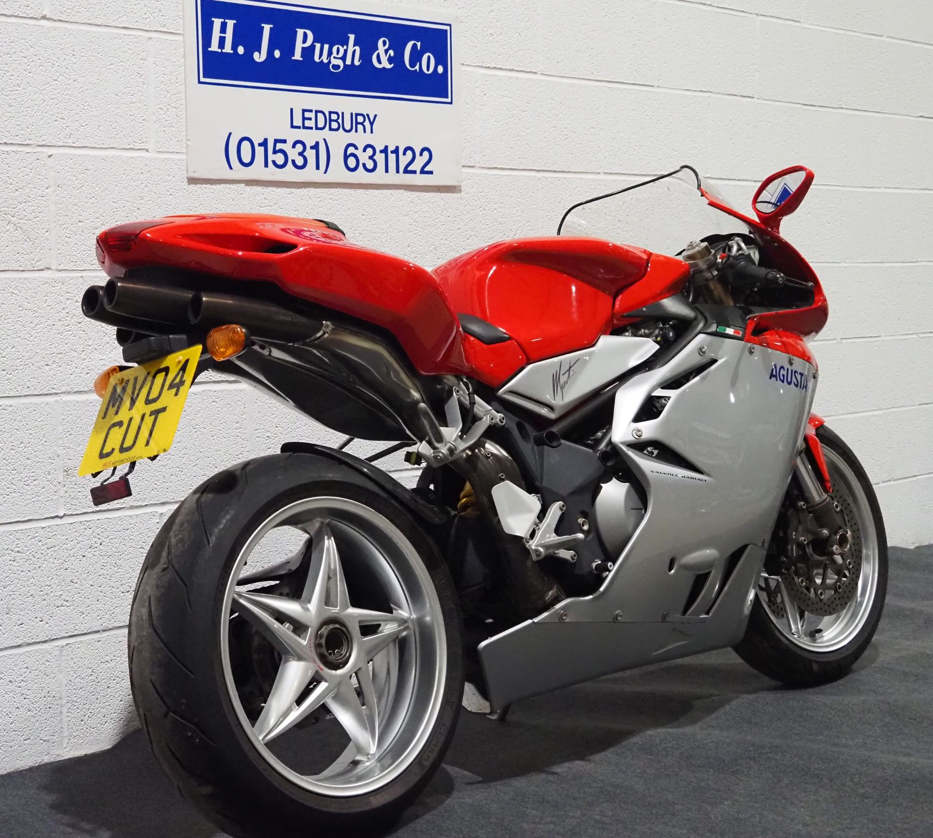 MV Agusta F4 1000, 2004, 998cc. Frame no. ZCGF511BA4V001447 Engine no. F5A400359 Runs and rides - Image 4 of 13