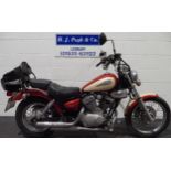 Yamaha Virago XV250S motorcycle. 2000. 248cc. Needs new battery, was running prior to being dry