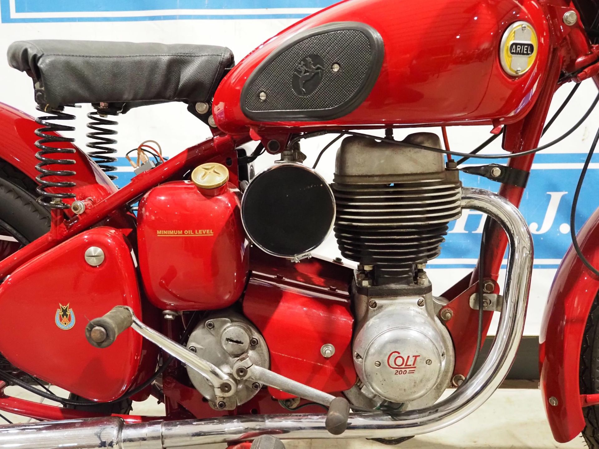 Ariel Colt motorcycle. 200cc Engine No. BLA 6086 Frame No. ST3225. Restored. No docs - Image 2 of 6