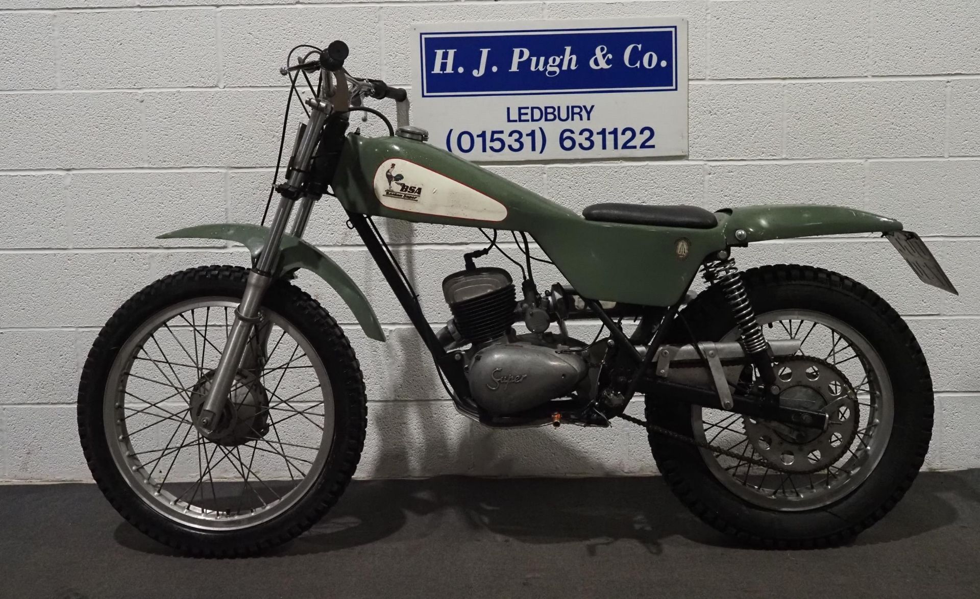 BSA Bantam 175 trials motorcycle. 1966. 175cc. Frame No. D76727 Engine No. GD76727 Has had a - Image 5 of 5