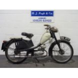 Phillips Gadabout autocycle, 1961, 49cc. Engine turns over. Reg 661 BTP, V5