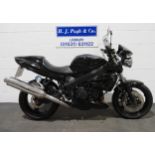 Triumph Speed Four motorcycle, 2004, 599cc. Runs and rides, MOT until 28/10/23. Reg. LX54 AOU. V5