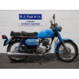 Honda CD185 motorcycle. 1978. 180cc. Frame No. CD185T2085741. Engine No. CD185TE2087044. Runs &