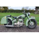 Sunbeam S7 Deluxe motorcycle. 1952. 500cc. Frame No. S75815 Engine No. S89016 Property of a deceased